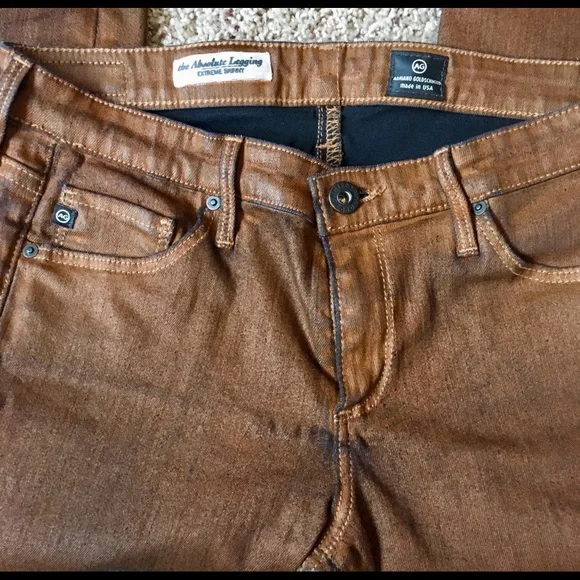 AG Adriano Goldschmied Bronze Extreme Skinny Jeans - Picture 2 of 8